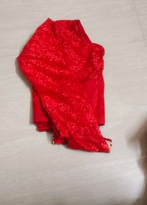 Red Lace Blouse