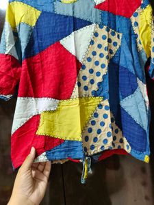 Cute Multicolour Abstract top