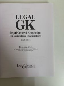 Legal GK - Like New, Perfect for AIBE Prep