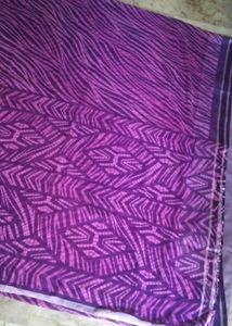 brand new Leheriya purple saree attached फॉल