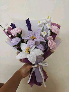 Handmade Crochet Flower Bouquet