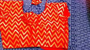 Red &amp; Gold Patterned lehnga