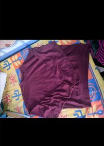 Maroon Full Sleeve Top