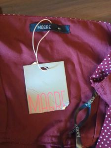 Magre Polka Dot Wrap Dress (XS)