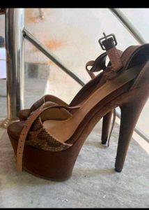 Stylish Brown Platform Heels