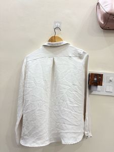 Elegant White Button-Up Blouse