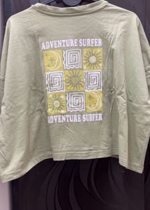 Cute Green Surfer T-Shirt