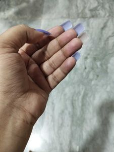 lavender &amp; Gold Press-On Nails