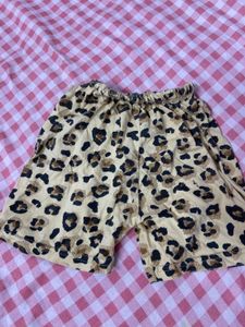 Leopard Print Shorts