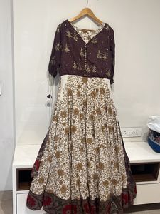 Heavy Flair Embroidered Gown