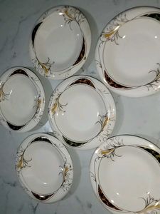 Elegant Set of Serving Bowls /6 plats