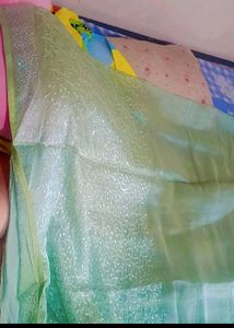 New Zimmi Choo Saree With Stitched Blouse