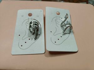 Snake &amp; Cuff Earring Set