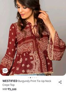 Boho Print Top