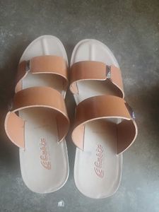 Comfortable Tan Slides for Women