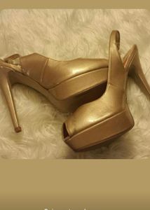 Golden  High Heels