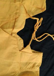 Yellow Embroidered Kurta with Salwar and Dupatta
