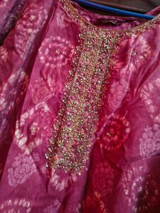 Beautiful Berry Colored Kurta Set