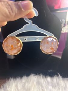 Unique Resin Stone Earrings
