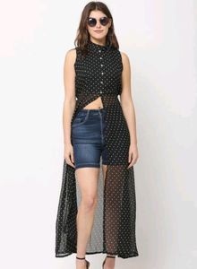 Georgette Front Slit Kurti