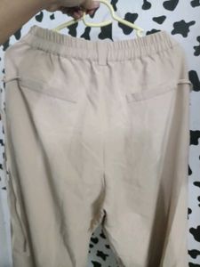 Comfortable Beige Wide Leg Pants
