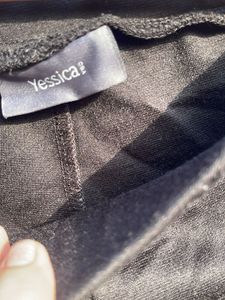 Black Joggers with Zipper Detail