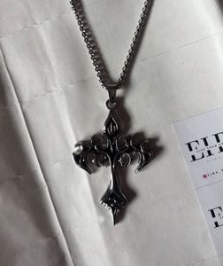 Gothic Cross Pendant Necklace