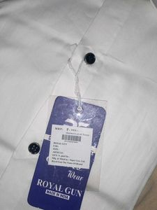 Royal Gun White Dress Shirt