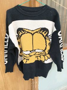 Garfield Graphic Print Sweater