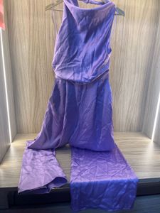 ZARA NEW Purple Jumpsuit