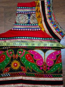 Embroidered Ethnic Blouse (semi stitched)