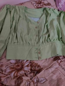 fluorescent green beautiful top