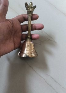 Vintage Brass Hand Bell- heavy