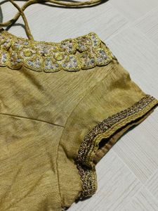 Sparkling Gold Embellished Blouse