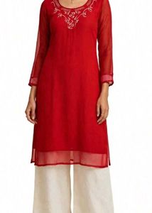 Elegant Red Kurta