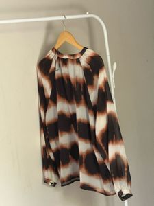 Printed Brown Blouse