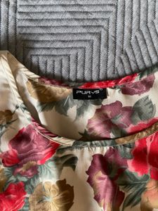 Cold Shoulder Floral Top