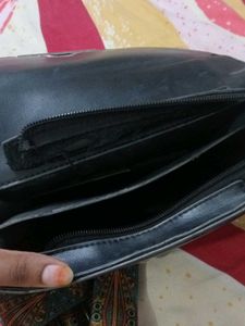 Stylish Black Studded Crossbody Bag