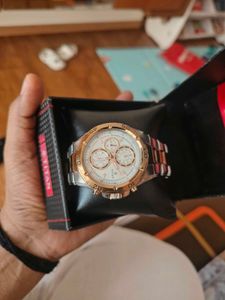 Titan Chronograph Watch rose gold