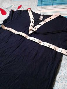 Women's Lace Tie Up V Neck Crop Top Casual Tshirt