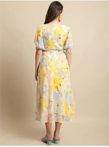 Floral Print Midi Dress