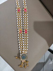 Elegant Pearl &amp; Peacock Necklace