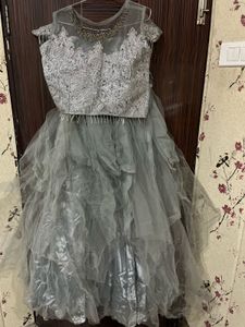 Gray Lehenga Choli Set