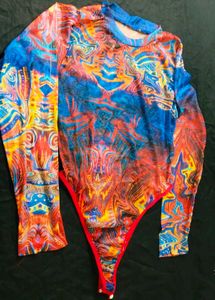 Net colourfull top