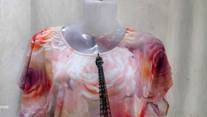 Eiffel tower print top