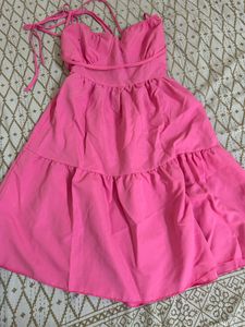 Savana Chic Pink Tiered Sundress
