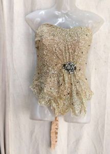 Sparkling Sequin Embellished corset