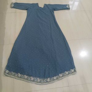hand embroidered dapka work dress