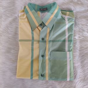 Yashika Shirt Yellow & Green