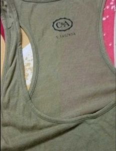 Green Racerback Tank Top